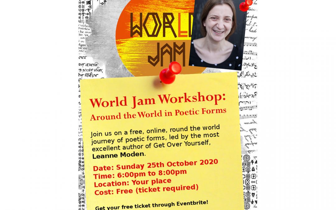 ## SOLD OUT! ##  World Jam Workshop: Around the World in Poetic Forms